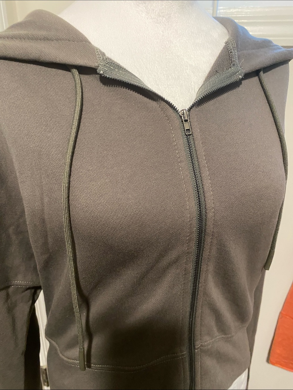 NWOT FP Movement Charcoal /Gray Sweatshirt  Hoodie W/DETAILED BACK